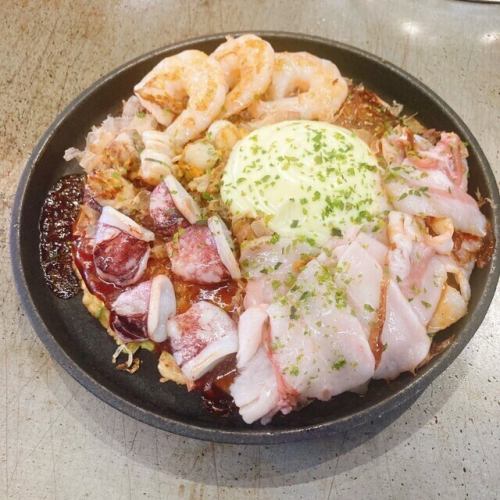 関西お好みMIX焼玉(豚・イカ・海老・帆立)