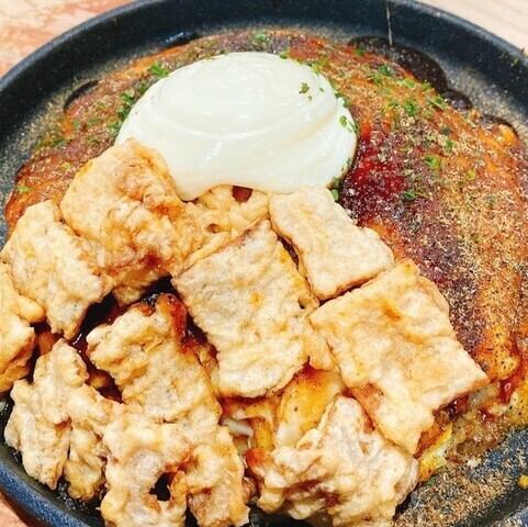 広島お好みイカ天焼き(豚、麺、イカ天)