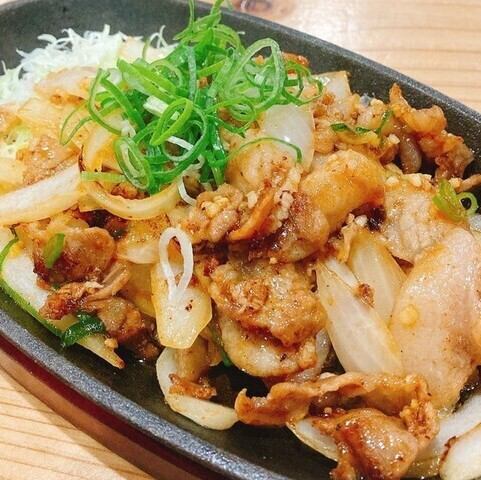 豚スタミナ鉄板焼き