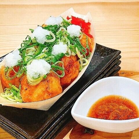 おろしポン酢ねぎたこ焼き