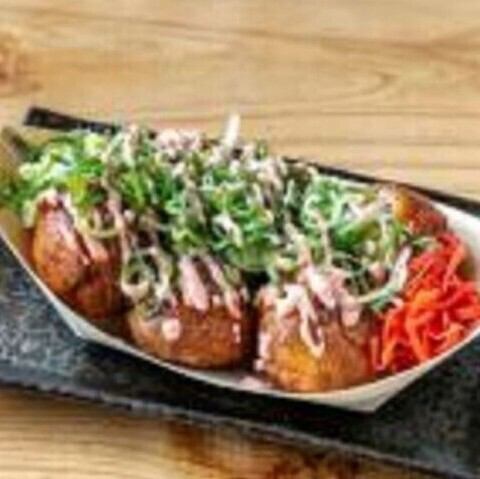 明太マヨねぎたこ焼き