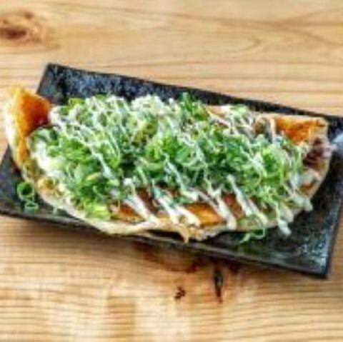 ねぎイカ焼き(ソース、マヨ、ねぎ)