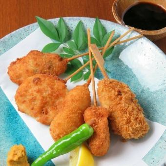 串揚げ5点盛り