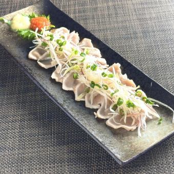 來自鹿兒島的雞胸肉韃靼
