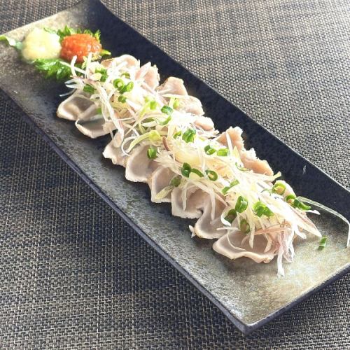 Chicken breast tataki directly from Kagoshima