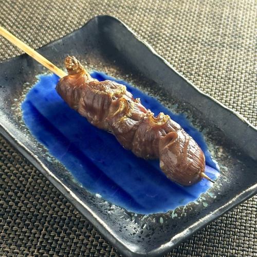 Crunchy Chicken Gizzard Skewers