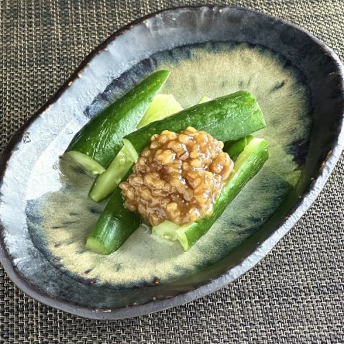 Higashimatsushima Longevity Miso: Cucumber with Moromi Miso