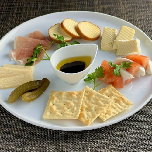 Assortment of carefully selected cheeses