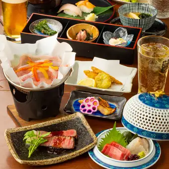 【個室確約】観光・接待に!宮城満喫コース★料理11品+120分スタンダード飲放9000円(税込)