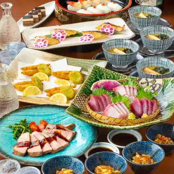 【個室確約】青葉コース★お料理8品+120分スタンダード飲み放題付き6000円(税込）