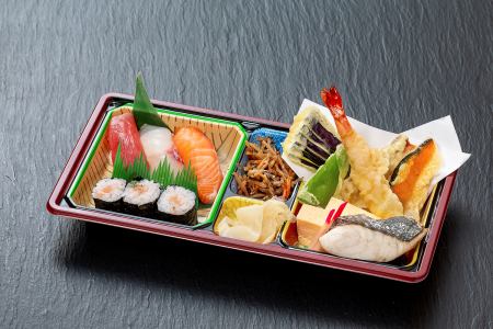 Sushi & tempura bento
