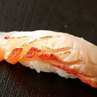 Grilled alfonsino sushi