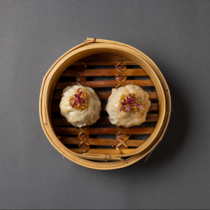 2 pieces of gravy siomai