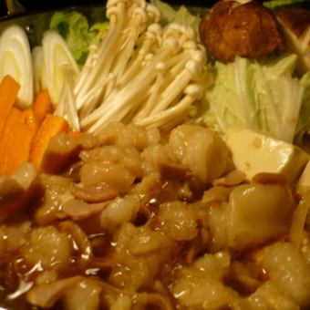 Motsunabe Sukiyaki (with egg) for 1 person *Reservation required by the day before