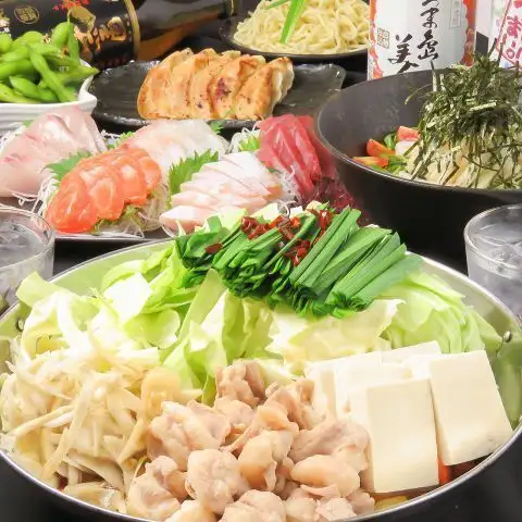 【平日限定のオトクなコース!】90分飲み放題付き!黒毛和牛もつ鍋の『お手軽コース 3500円』