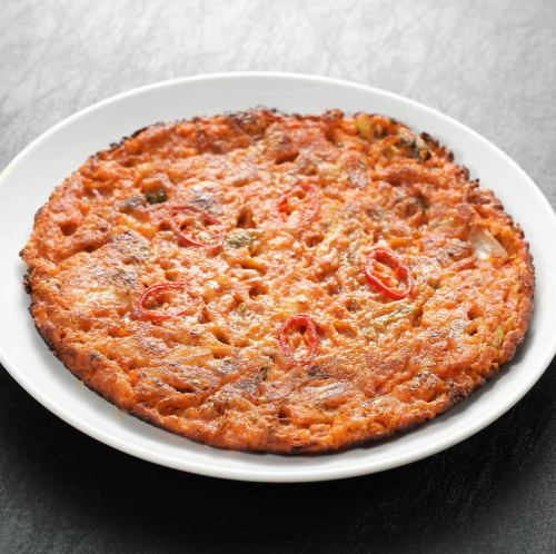 自家製キムチチヂミ(1辛)