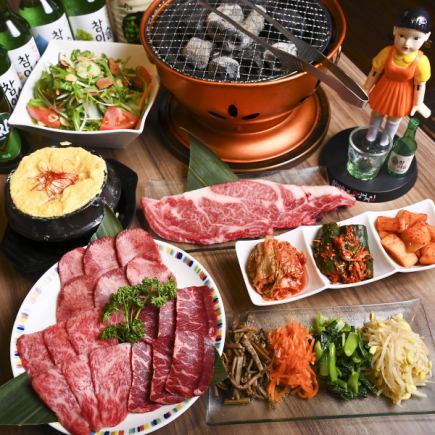 プレミアム焼肉コース！　6000円(税込)