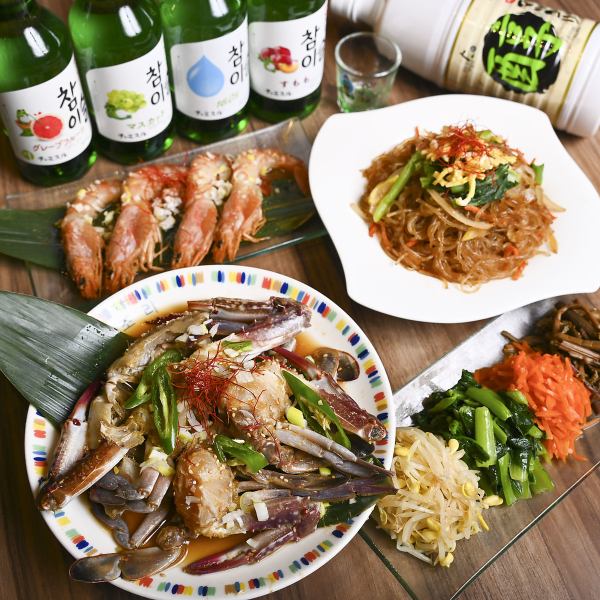 本場の味を！カンジャンケジャン&カンジャンセウ！