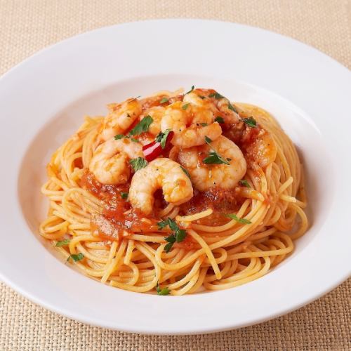 Spicy shrimp in tomato sauce