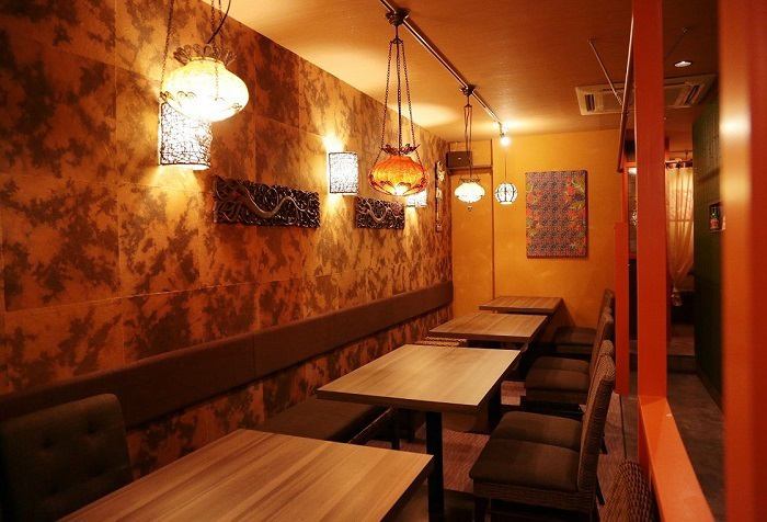 The interior of the store is chicly arranged and full of oriental taste.It is also recommended for friends drinking and company banquets ★ Various seats are available ♪ Please take this opportunity ♪