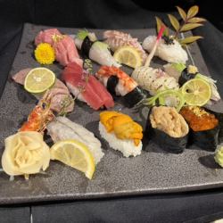 五块厨师精选握寿司