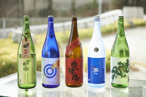 Carefully selected local sake from Himeji!