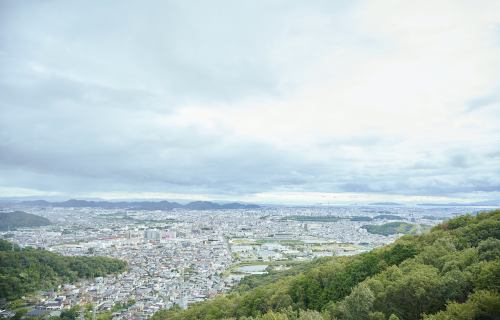 山の上からの絶景