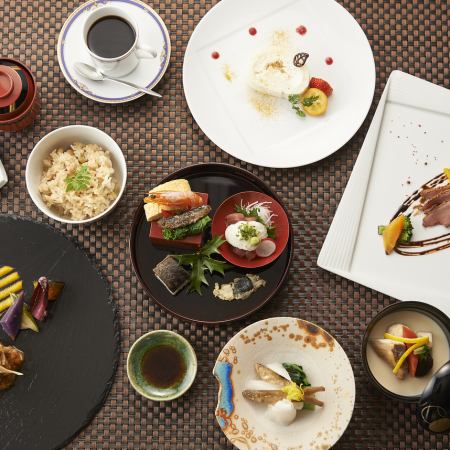 【ランチ】御膳【嶺】料理長おすすめコース　旬菜、国産牛など