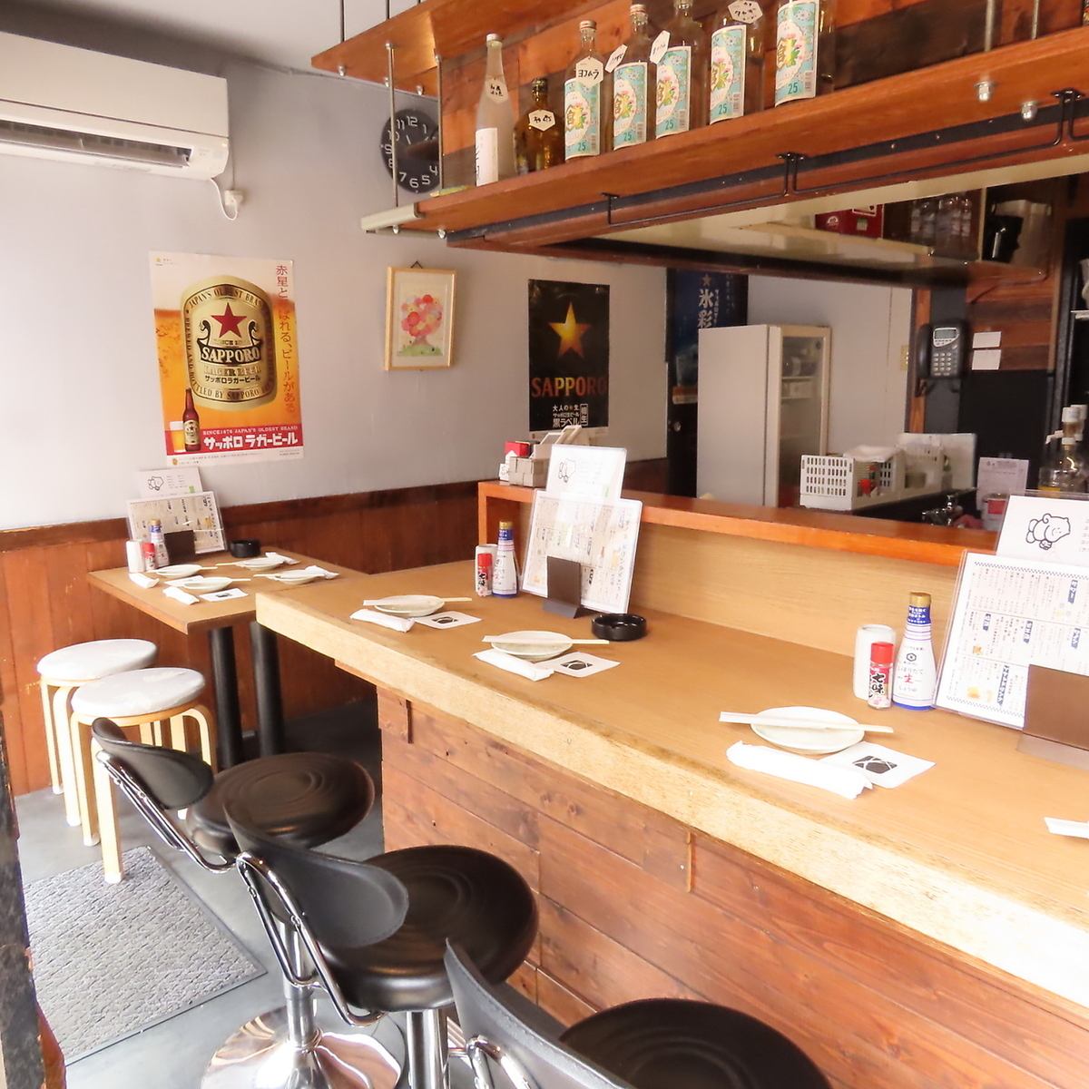 おひとり様でのご来店も大歓迎◎カウンター席のご用意ございます