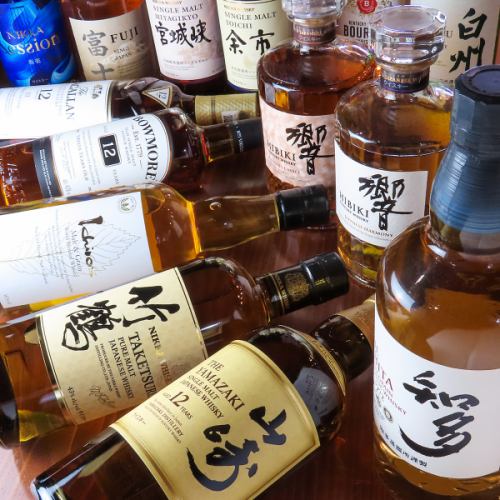 【◆琥珀色の誘惑◆】世界各国の豊富なウィスキーを♪