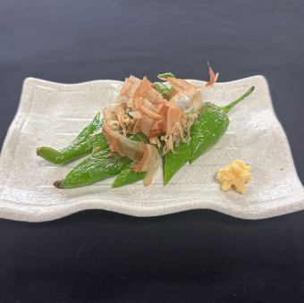 万願寺唐辛子焼き