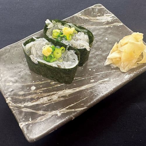 瀬戸内産　生しらす軍艦