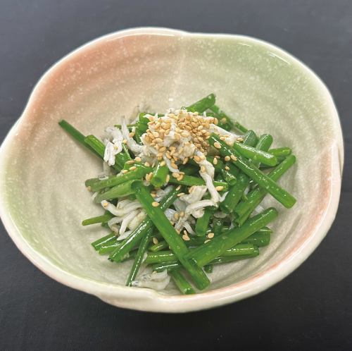 小葱の釜揚げしらす和え