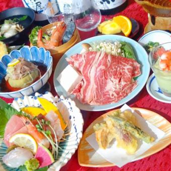 【9/8～】秋の個別盛り極み贅沢コース　2H飲み放題付 全9品/6,990円(税込)