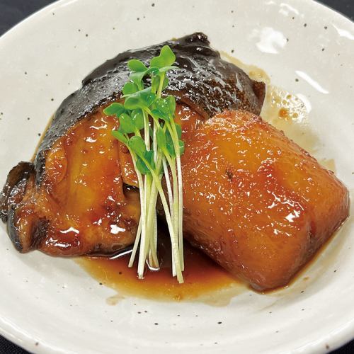 銀たらと大根の煮付け