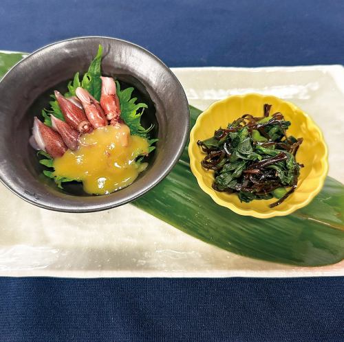 【合い盛り】ホタルイカと菜の花