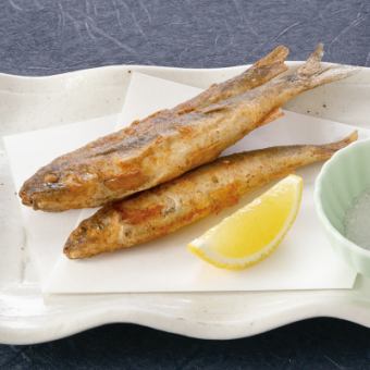 稚鮎　唐揚げ