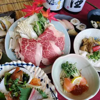 [Starting September 7th] Autumn's Ultimate Individually Served Deluxe Course with 2-Hour All-You-Can-Drink [Shabu-Shabu] / ¥6,990 (tax included)