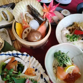 [Starting September 7th] Autumn's Ultimate Luxurious Individually Plated Course with 2-Hour All-You-Can-Drink [Steamed in a Bamboo Steamer] / ¥6,990 (tax included)