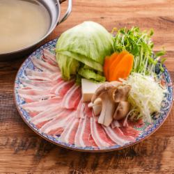 猪肉生菜涮锅