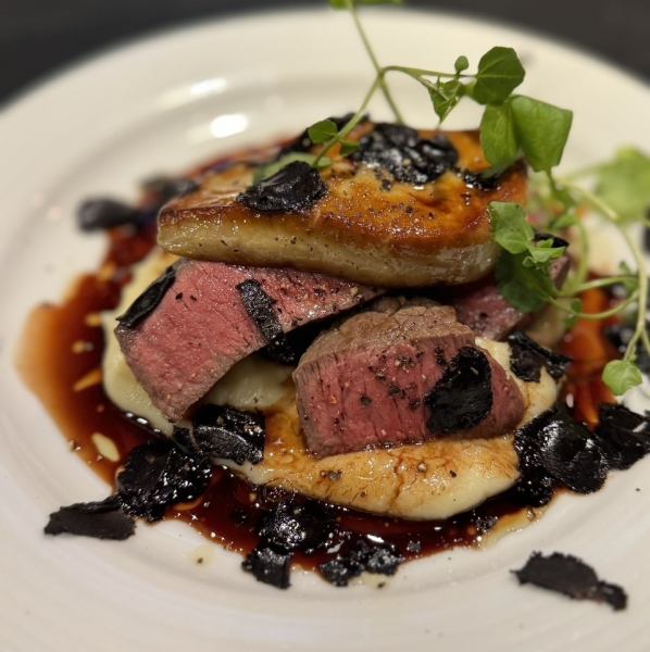 牛肉とフォアグラのロッシーニ