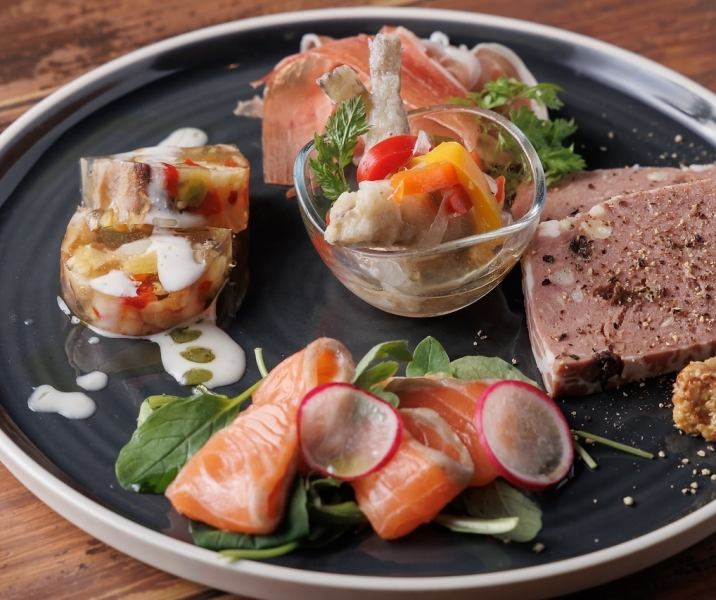 本日の前菜盛り合わせ