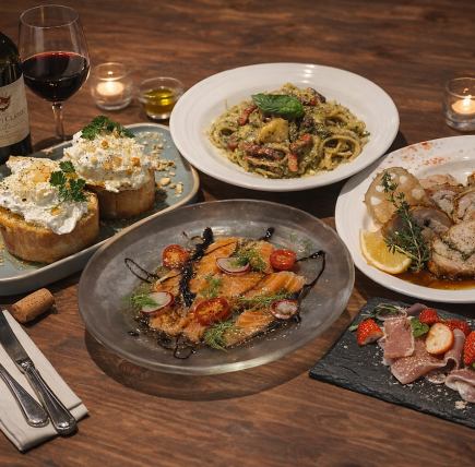 【女子会限定コース】スパークリングワインボトル付き!¥6,500