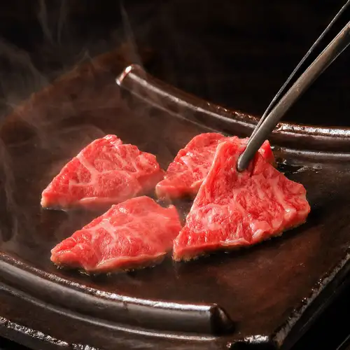 【飛騨地方で育った絶品牛肉！】飛騨牛の極上瓦焼き