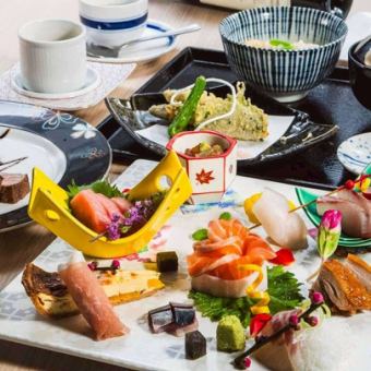 【僅限食物◇日式西式融合花別懷石料理】與姊妹餐廳 Ryo 合作。享用佐賀牛排