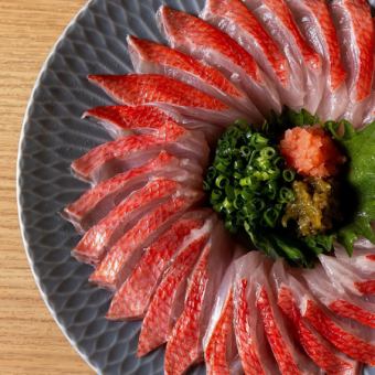 金目鯛のしゃぶしゃぶ（一人前）