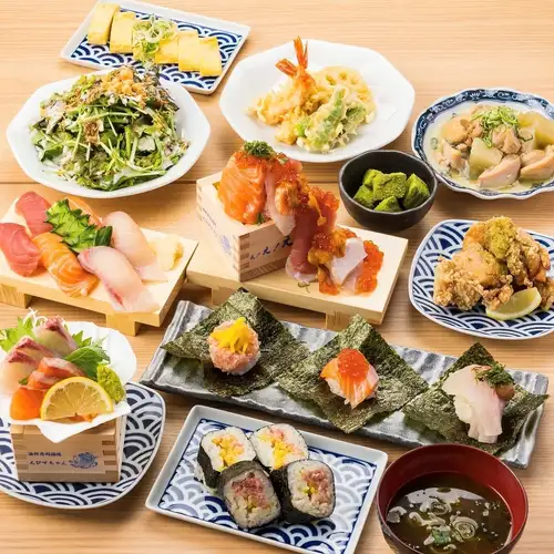 自慢の寿司メニュー充実◎