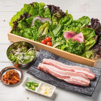 [2 hours all-you-can-drink] Recommended for girls' night out! 7-course gourmet course with exquisite thick-sliced samgyeopsal 3,980 yen → 2,980 yen