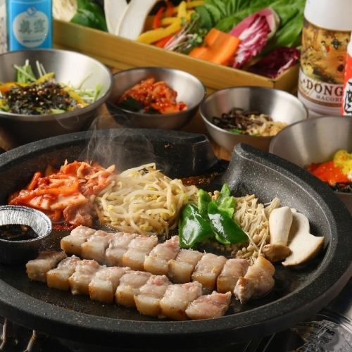 【バブ堪能☆赤字プラン】ヘルシーサムギョプサル☆50品食べ放題2980円