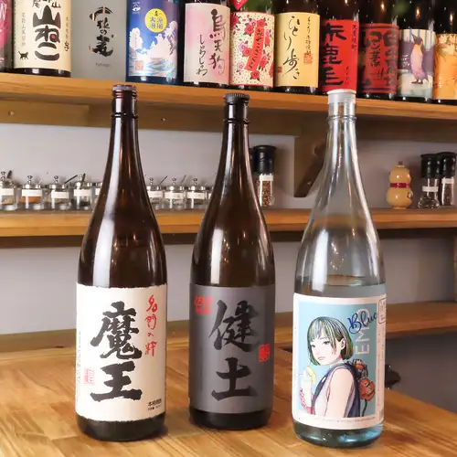 日本酒と焼酎が豊富